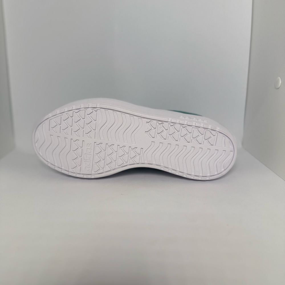 Adidas Women's VL Court Aqua Sneaker, Size 4 1/2 - Picture 9 of 9